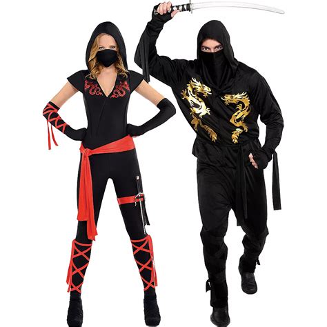 Adult Ninja Couples Costumes Party City