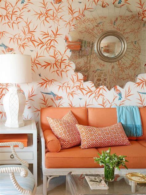 light blue and orange living room baci living room