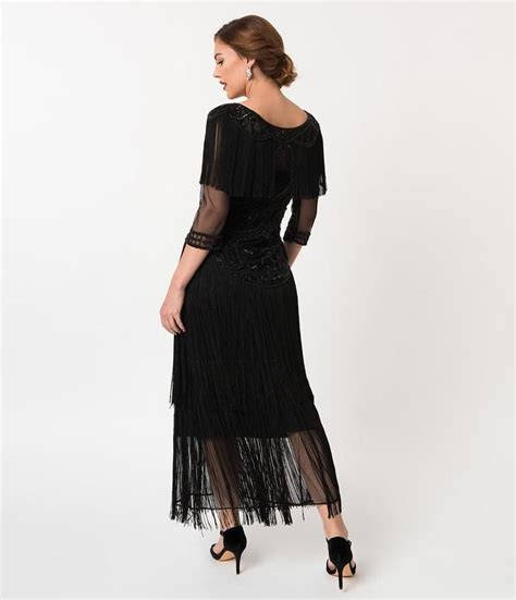 1920s dresses and flapper inspired fashion unique vintage fringe flapper dress fringe dress