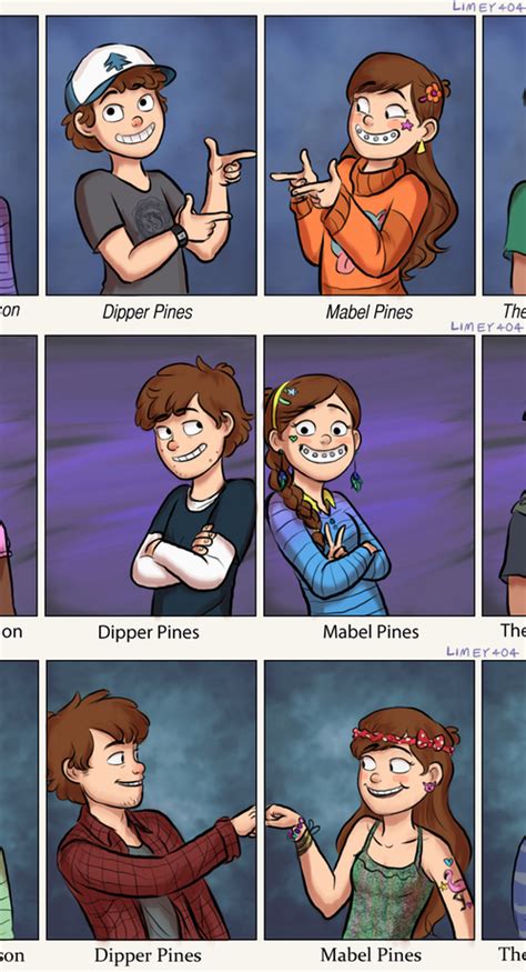 dipper and mabel through the years gravity falls photo 37204894 fanpop page 6