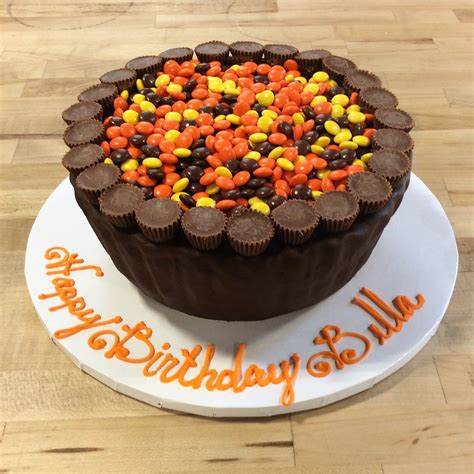 Reeses Peanut Butter Cup Shaped Cake — Trefzgers Bakery Peanut