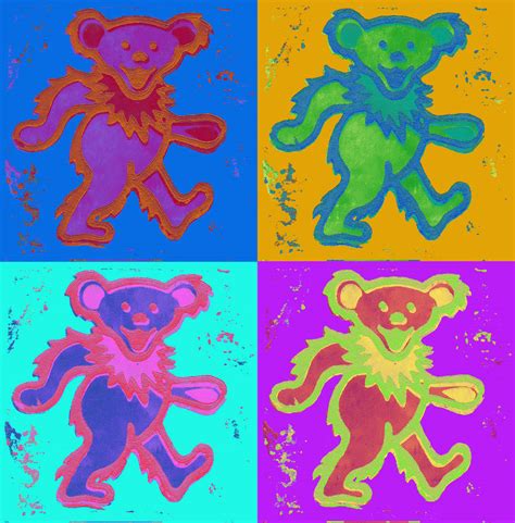 4 More Grateful Dead Bears By Codygat On Deviantart