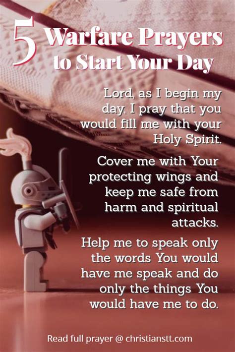 Spiritual Warfare Prayers To Start The Day Spiritual