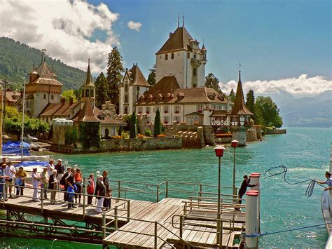 Lake Thun Oberhofen Castle Switzerland Jacques Rollet Flickr
