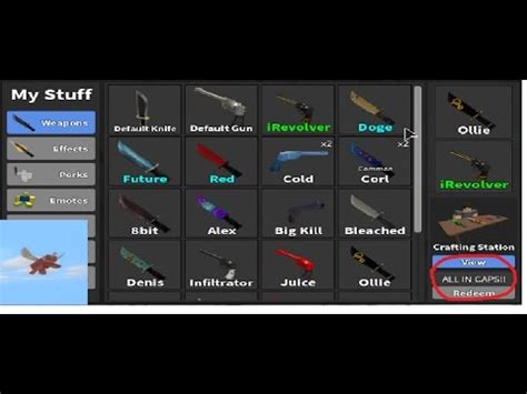 Right below the mm2 crafting codes, couponxoo shows all the related result of mm2 crafting codes, then you can easily go for. Free Seer Knife Roblox Mm2 Read Discription By - All ...