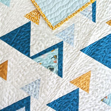 Mod Mountains Quilt Pattern Pdf Download Modern Quilting Etsy