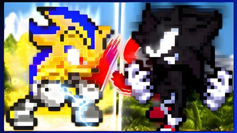 New Dark Sonic Vs Super Seelkadoom Sprite Animation Repost Alight