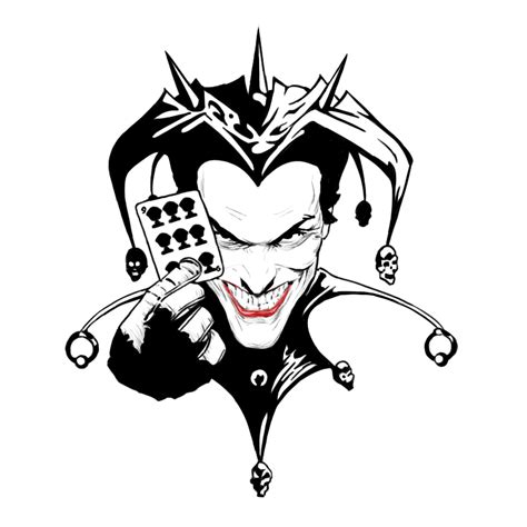 Free Joker Clipart Black And White Download Free Joker Clipart Black
