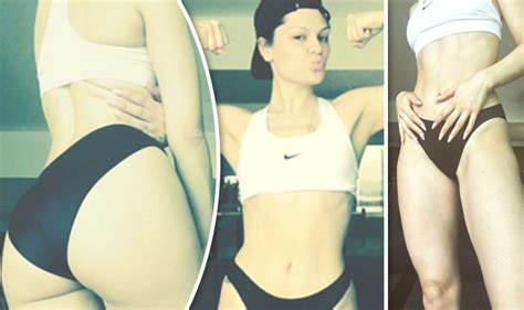 Jessie J Flaunts Toned Derrière And Tum In Skimpy Workout Gear F