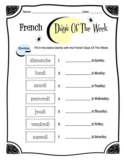 Days Of The Week Practice Worksheets Worksheets For Kindergarten