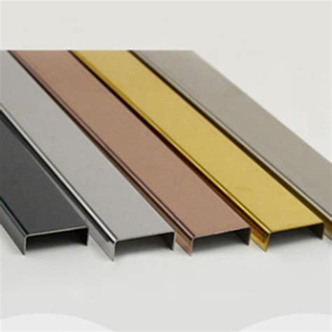 Cold Formed 304 Grade Stainless Steel U Channel Decorative Sheet Metal