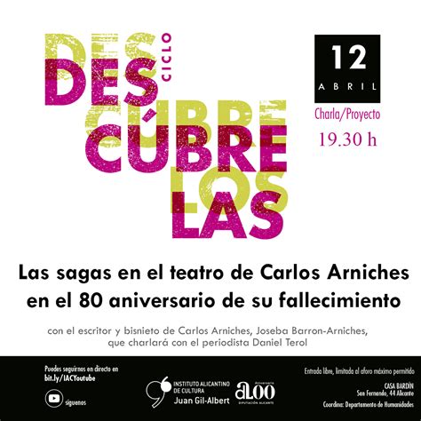 Presentación Del Libro Las Sagas En El Teatro De Carlos Arniches El Universo Arniches