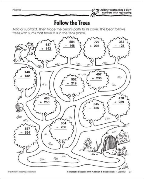 Using addition strategies · lesson 2: 3-Digit Subtraction with Regrouping Coloring Sheet | 3rd ...