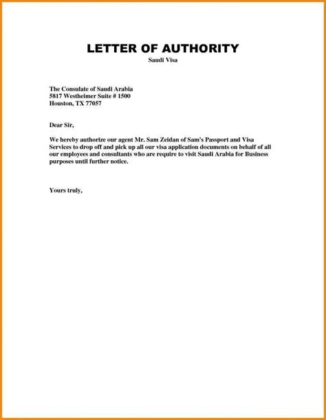A Letter Of Authority To Someone Who Is Not In The Office Or On The Job