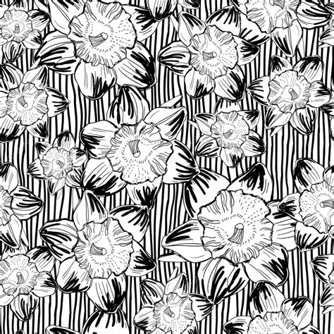 Black And White Seamless Pattern Abstract Seamless Background With