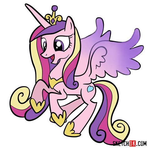 How To Draw Mlp How To Draw Princess Cadence My Littl