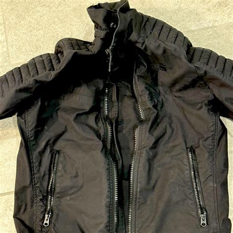 G Star Jackets And Coats Mens Gstar Biker Jacket Size Medium Poshmark