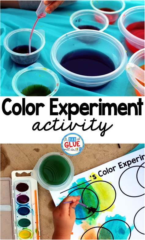 Hands-on Color Experiment | Preschool colors, Kindergarten colors, Teaching colors