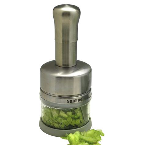 Norpo 1 Cup Stainless Steel Deluxe Food Chopper 8 14dia