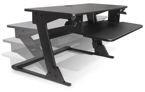 Our certified professional ergonomist (cpe) oversees the design of all uplift desk accessories to ensure the ergonomics of your desk are optimized. Volante Desktop Sit-Stand Workstation by KV Waterloo ...