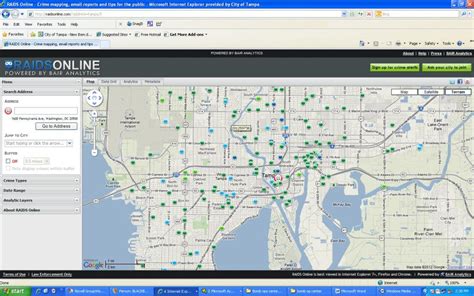 Tampa Police Launch Crime Mapping Website Tampa Fl Patch