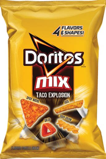 In fact, i have a bag of doritos® beside me right now. New Doritos Mixes Combine Four Flavors, Shapes - NCA