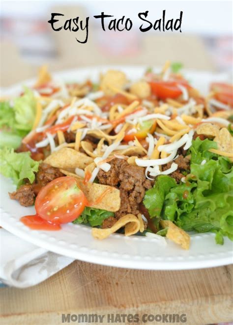 Easy Taco Salad Mommy Hates Cooking