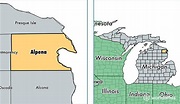 Alpena County, Michigan / Map of Alpena County, MI / Where ...