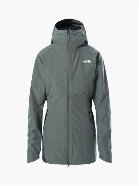 The North Face Hikesteller Womens Waterproof Parka Shell Jacket Agave