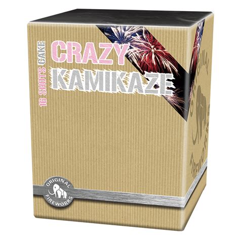 Since then, over 150 kamikazes have been sold. 01511 Crazy Kamikaze - Zena Vuurwerk - Original Collectie - Vuurwerkbieb.nl