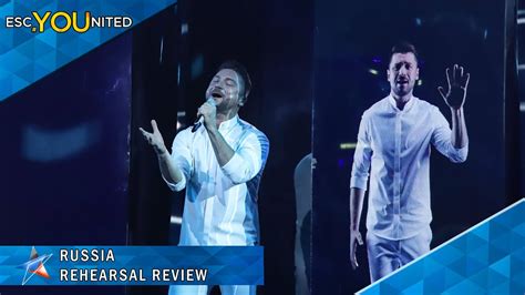 russia sergey lazarev scream first rehearsal reaction eurovision 2019 youtube