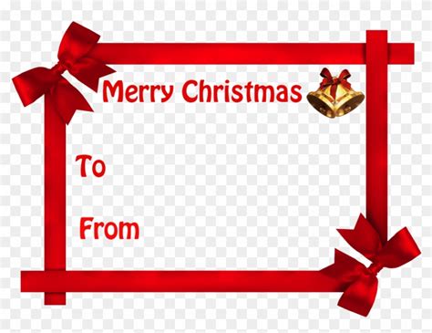 Christmas T Tag Clipart