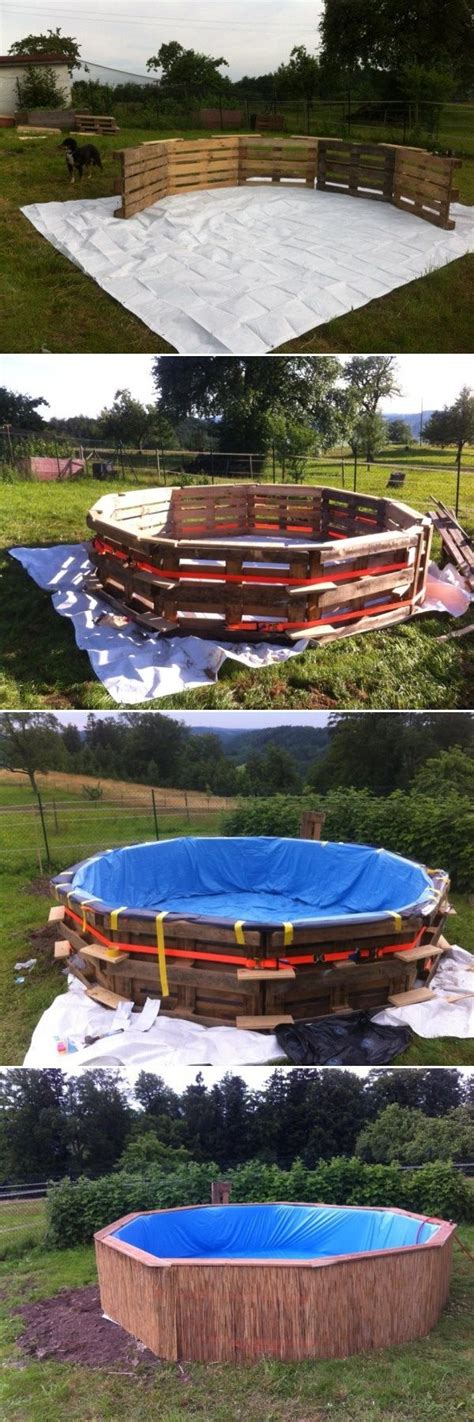 Diy How To Make Swimming Pool Out Of Pallets Pallet Ideas