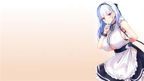 Big Boobs Bangs Dido Azur Lane Silver Hair Hairband Azur Lane