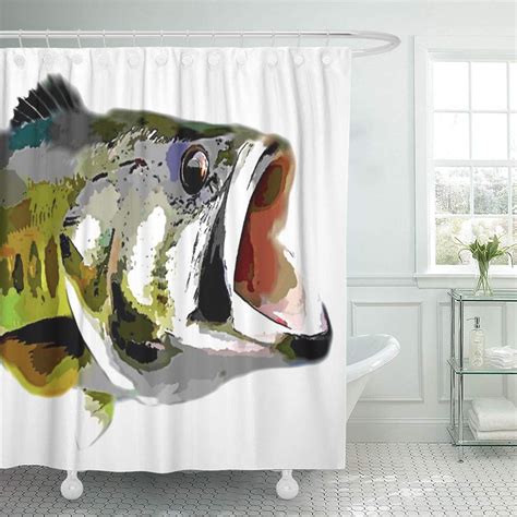 Fish Bath Accessories Rainbow Fish Cotton Shower Curtain Wayfair