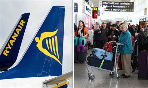 ryanair cancelled flights see passengers pay twice for luggage after refund uk news