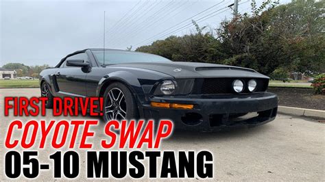First Drive We Test Drive The Coyote Swapped 2007 Mustang Gt Youtube