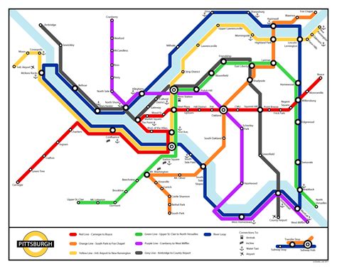 I Made A Fictional Subway Map Rpittsburgh