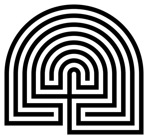 Filecretan Labyrinth Half Roundsvg Pagan Symbols Symbols And