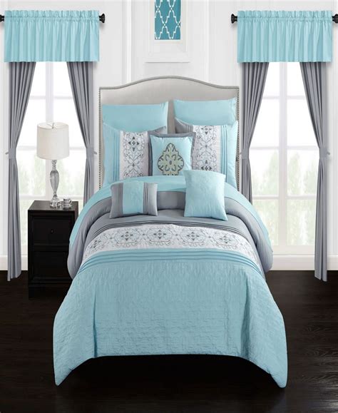 Chic Home Emily 20 Piece King Bed In A Bag Comforter Set Macys