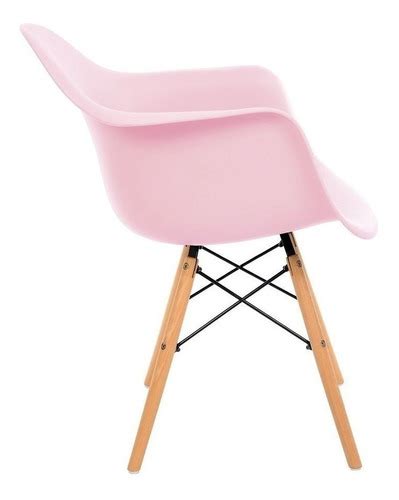 Cadeira De Jantar Elidy Charles Eames Eiffel Com Bra O Estrutura De Cor Rosa Unidades