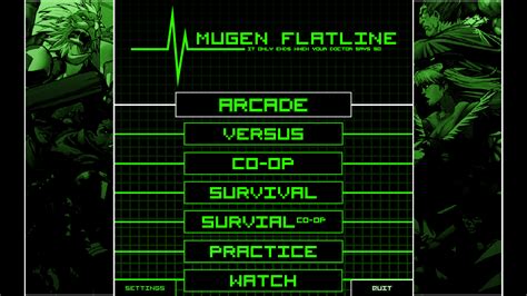 The Mugen Fighters Guild Mugen Flatline Screenpack 10 And 11