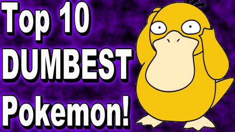Top 10 Dumbest Pokemon Youtube