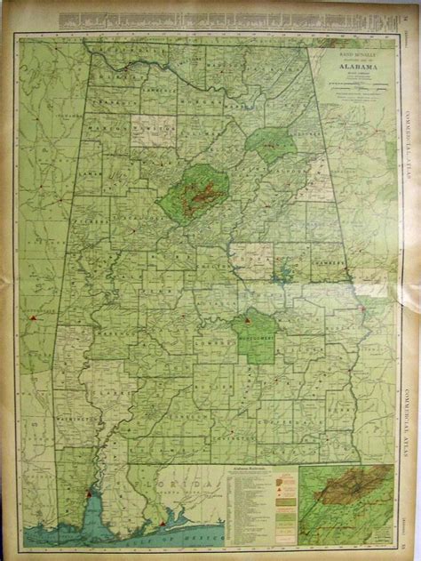 Prints Old And Rare Alabama Antique Maps And Prints