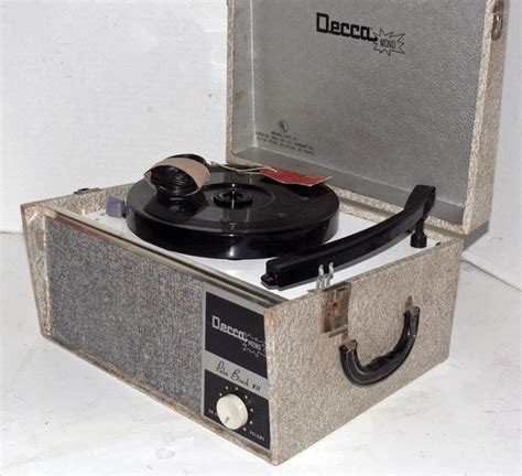 1950s Decca Record Player Refurbished With Warranty