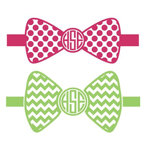 Bow Or Ribbon Monogram Svg Cuttable Frame Apex Embroidery Designs