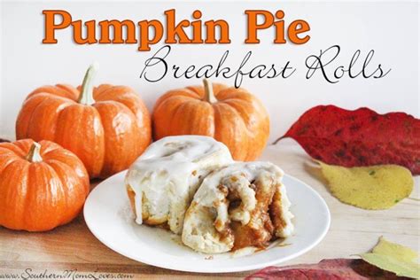 Pumpkin Pie Breakfast Rolls Day 12 ‪‎12daysof