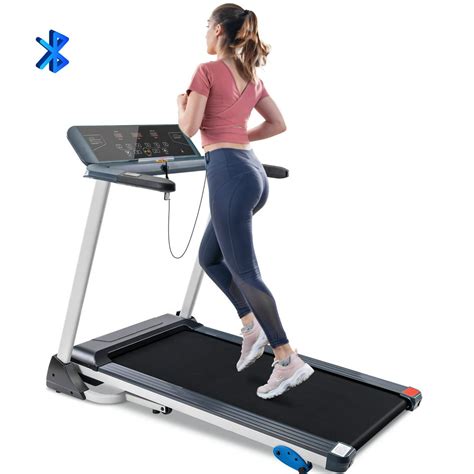 Treadmill For Home With 3 Level Adjustable Incline And Large Lcd