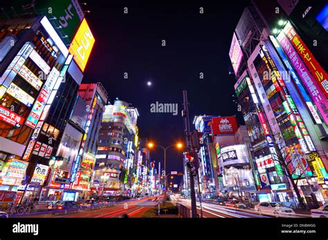 Shinjuku Tokyo Japan Night City Stock Photo Alamy