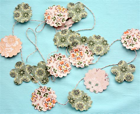 Punched Paper Diy Garland National Craft Month Project